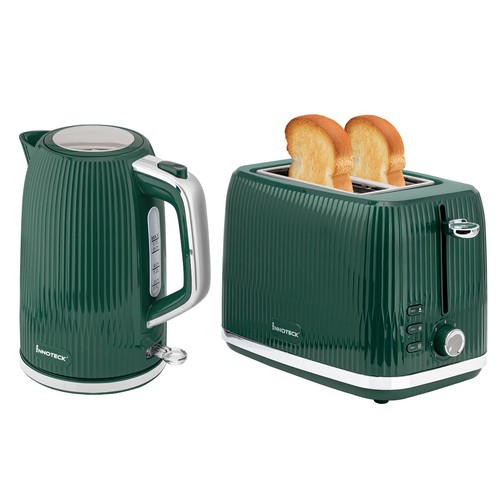 Green kettle and - kettle, toaster
