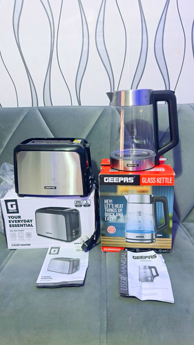 Geepas glass kettle - kettle, &