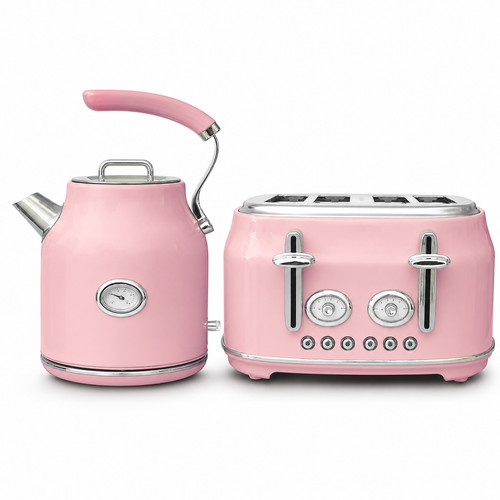 Pink retro kettle 4 - &,