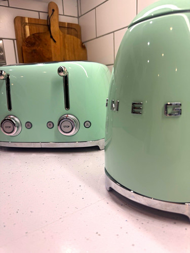 Smeg green retro stainless - retro,