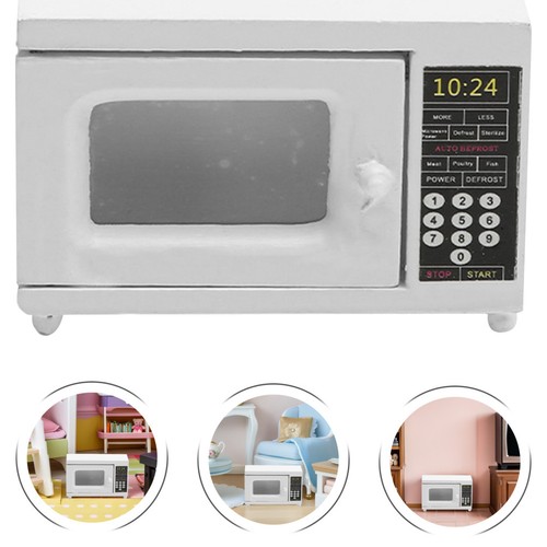 Set mini wood microwave - 2,