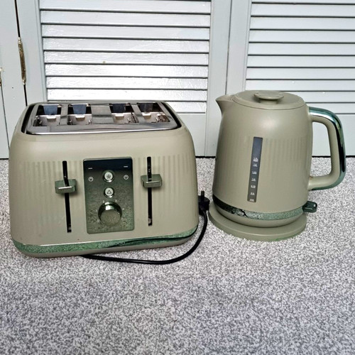 Kenwood sage green kettle and - green,