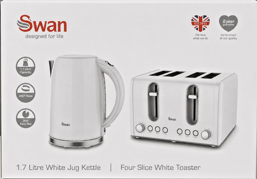 Swan kettle toaster - &, 4-slice