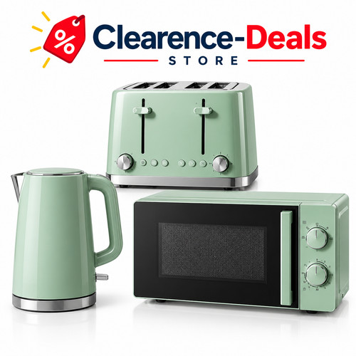 Green kettle slice toaster - &, 4