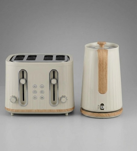 Cream wood textured scandi - cream,