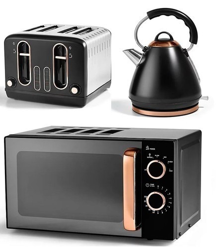Black textured kettle slice - kettle,, 4-slice