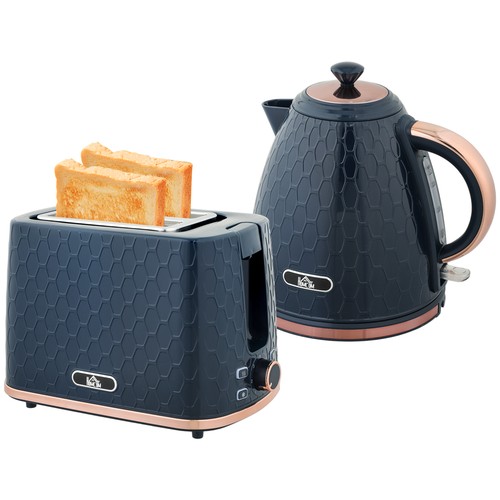 Homcom kettle and toaster - kettle,